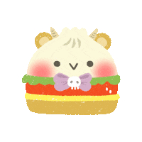 Burger Sticker by yang.823