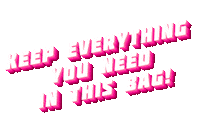 Pink Bag Sticker by Purse Gummy