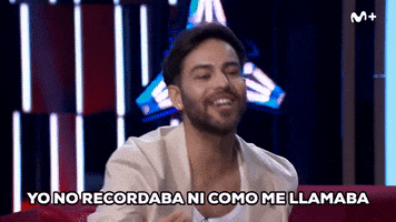 Texto No Me Acuerdo GIF by Movistar Plus+