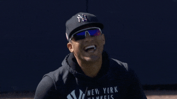 Happy Ny Yankees GIF by Jomboy Media