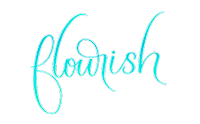 bywinterbird handlettering flourish brush lettering brush pen Sticker