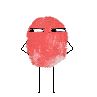 Thumbpaint whatever eye roll eyeroll thumb Sticker