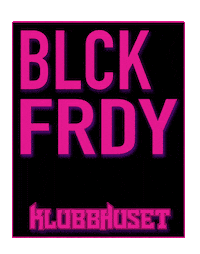 Black Friday Sticker by Klubbhuset