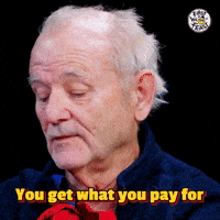 Pay For Bill Murray GIF by First We Feast