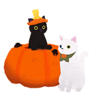Cat Halloween Sticker