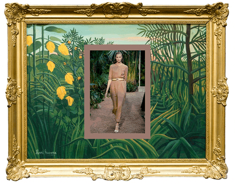 henri rousseau fashion GIF