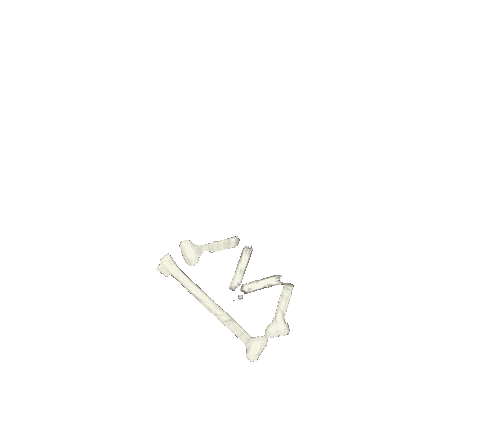 bones characters Sticker by Peter Bjorn and John