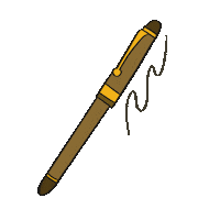 Fountain Pen Sticker