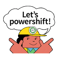 powershift-energy powershift パワシフト Sticker