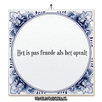 Afleiding Spanning Sticker by Tegelspreuken.nl