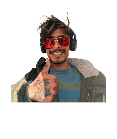 Dance Music Song Sticker by NikhiL Keolan Gounden