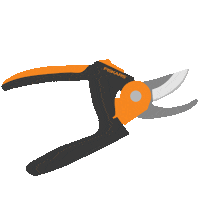 Fiskars_Americas flowers clippers harvesting shears Sticker