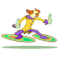 clown balloon Sticker