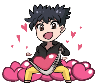 Heart Love Sticker by Jin