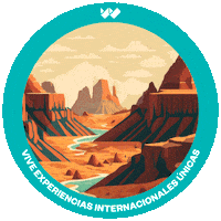 Grand Canyon Arizona Sticker by Universidad Norbert Wiener