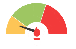 Heating Up On Fire Sticker by Flame Broiler