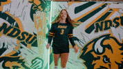 Volleyball Bison GIF by NDSU Athletics
