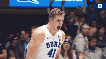 high five college basketball GIF by Duke Men's Basketball