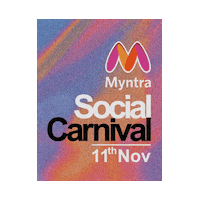 Social Carnival Sticker by Myntra