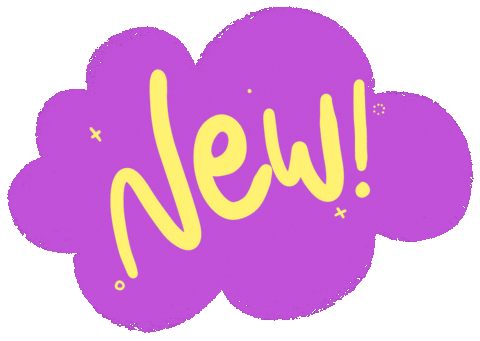 Typography New Post Sticker