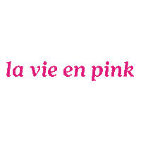 La Vie Pink Sticker by Le Mini Macaron