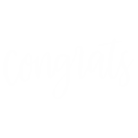 Congrats Congratulations Sticker