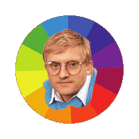David Hockney Art Sticker by Museumszeit.ch