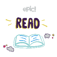 Read Open Book Sticker by Epic4Kids