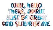 Happy April Sticker by OpticalArtInc.