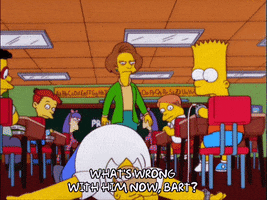 misbehaving homer simpson GIF