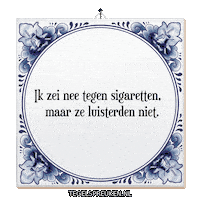 Nl Trots Sticker by Tegelspreuken.nl