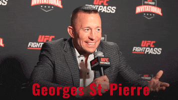 georgesrushstpierre fun smile nice ufc GIF