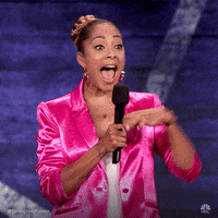 Amanda Seales Point GIF by NBC