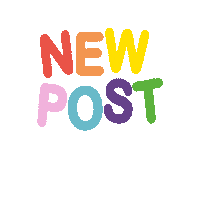 Social Media New Post Sticker