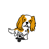 Dog Walking Sticker by うちクリ