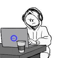 Freak Out Mad At Computer Sticker by CC0 Studios