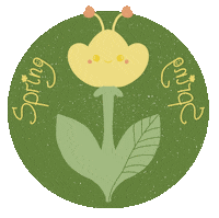 Florenciukas hi instagram green flowers Sticker
