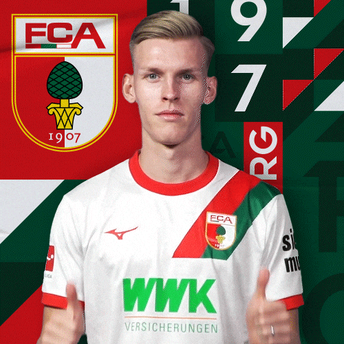 Football Thumbs Up GIF by FC Augsburg 1907