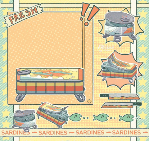 Nakuzasha giphyupload animation giphycreatortest sardines GIF