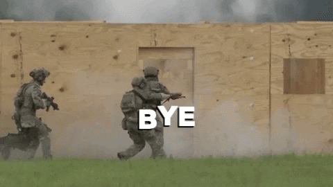 usarmy giphygifmaker bye peace army GIF