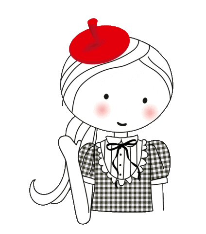 Doll Hello Sticker by AnnelindeTempelman