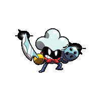 Chef Knife Sticker by StudioPizza