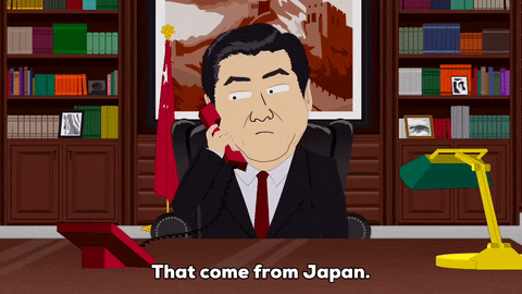 japan call GIF by South Park 