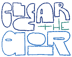 plapp air clarity clear clear the air Sticker