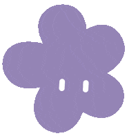 babymoriofficial flower purple mori cute flower Sticker