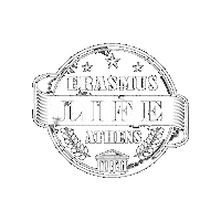 Internationallifeathens student international erasmus esn Sticker