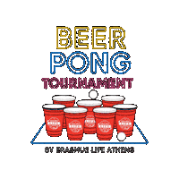 Tournament Pong Sticker by Internationallifeathens