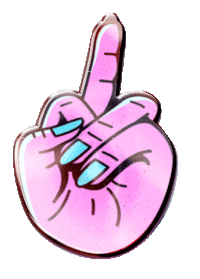 finger Sticker by FIBRA BRANDING