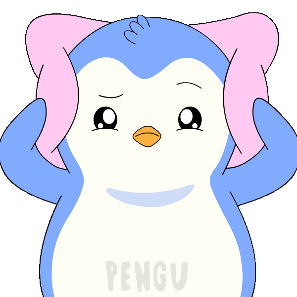 No Way Smh Sticker by Pudgy Penguins