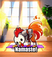 Yoga Namaste GIF by Zorooster